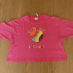 Treasure Island Summer Las Vegas 1990's Pink XLarge T-Shirt